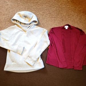 ❤️Old Navy Girls Hoodie & Cardigan Size 8💙